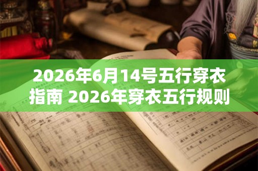 2026年6月14号五行穿衣指南 2026年穿衣五行规则