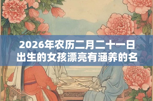 2026年农历二月二十一日出生的女孩漂亮有涵养的名字 2026年农历二月二十一日出生的女孩漂亮有涵养的名字