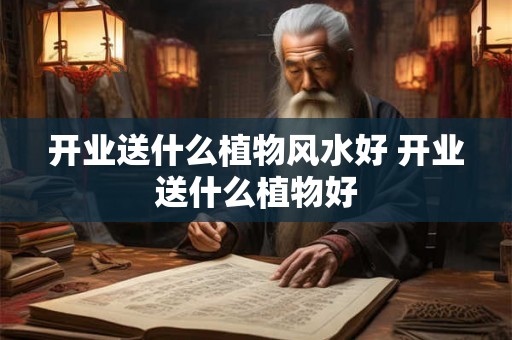 开业送什么植物风水好 开业送什么植物好
