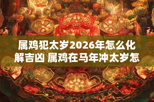 属鸡犯太岁2026年怎么化解吉凶 属鸡在马年冲太岁怎么办