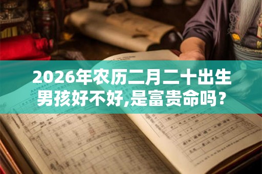 2026年农历二月二十出生男孩好不好,是富贵命吗？