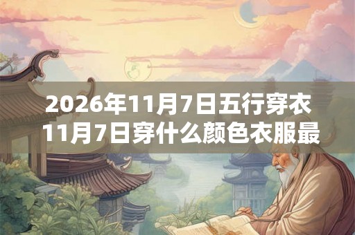 2026年11月7日五行穿衣 11月7日穿什么颜色衣服最旺运 2026年11月7日五行穿衣 11月7日穿什么颜色衣服最旺运