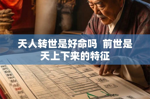 天人转世是好命吗  前世是天上下来的特征