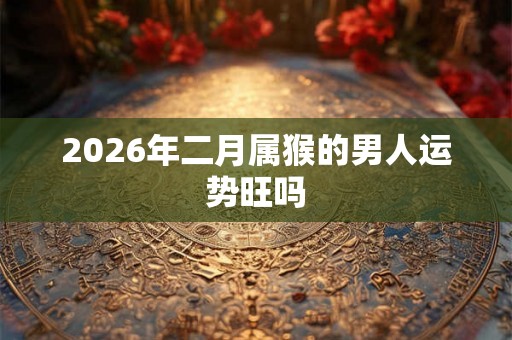 2026年二月属猴的男人运势旺吗