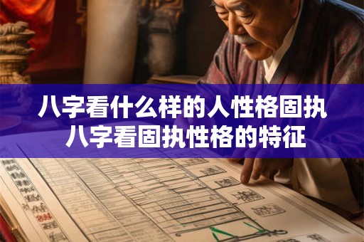 八字看什么样的人性格固执 八字看固执性格的特征