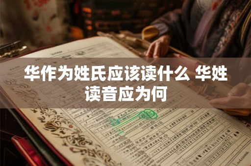 华作为姓氏应该读什么 华姓读音应为何 华作为姓氏应该读什么 华姓读音应为何