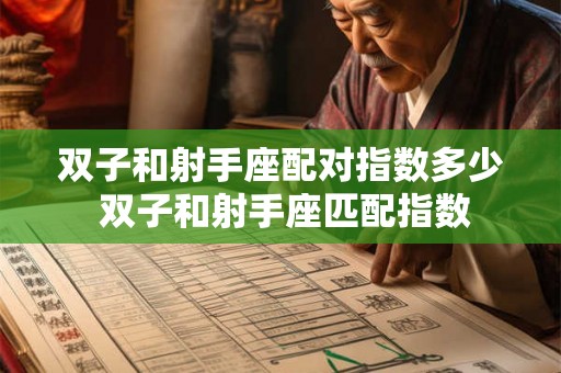 双子和射手座配对指数多少 双子和射手座匹配指数