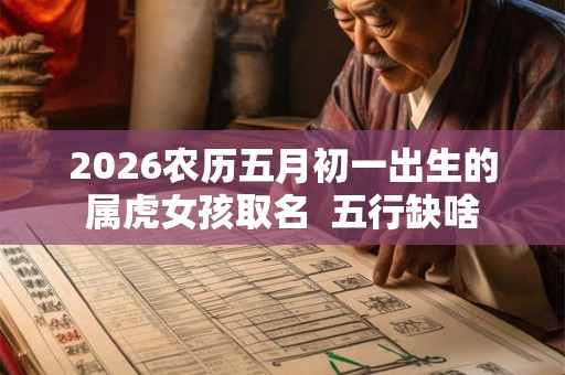 2026农历五月初一出生的属虎女孩取名  五行缺啥