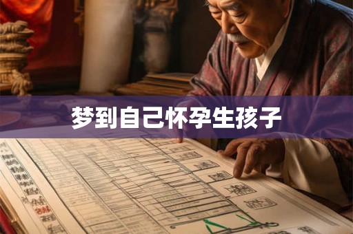 梦到自己怀孕生孩子