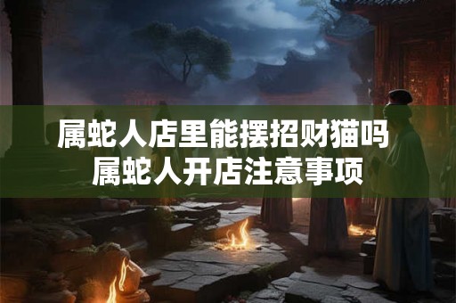 属蛇人店里能摆招财猫吗 属蛇人开店注意事项
