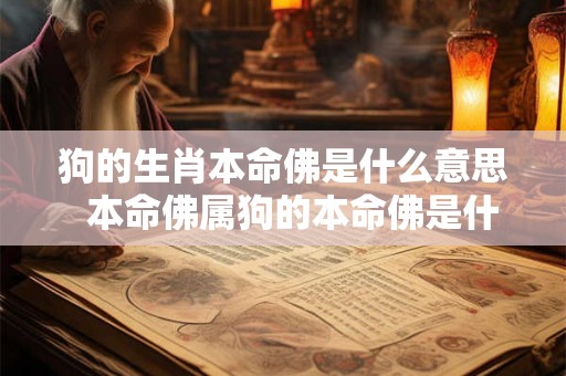 狗的生肖本命佛是什么意思  本命佛属狗的本命佛是什么