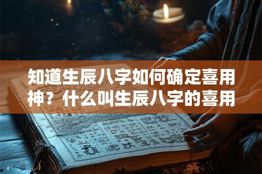 知道生辰八字如何确定喜用神？什么叫生辰八字的喜用神