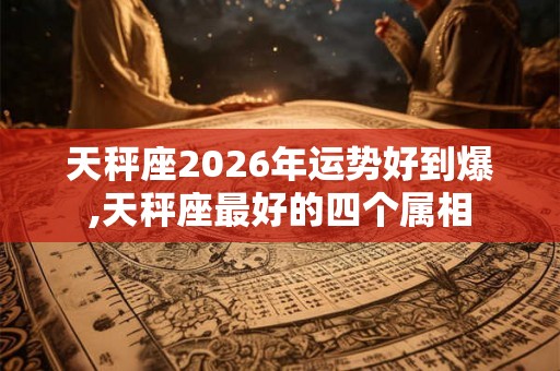 天秤座2026年运势好到爆,天秤座最好的四个属相