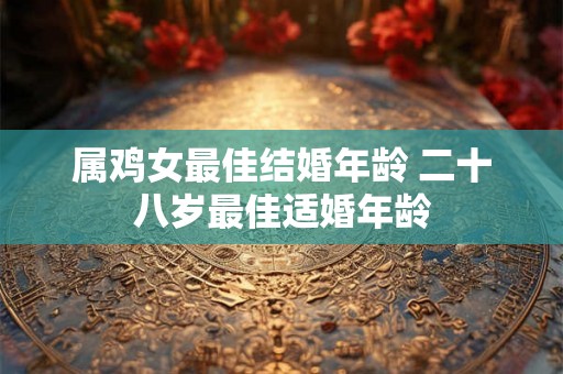 属鸡女最佳结婚年龄 二十八岁最佳适婚年龄