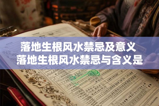 落地生根风水禁忌及意义 落地生根风水禁忌与含义是什么