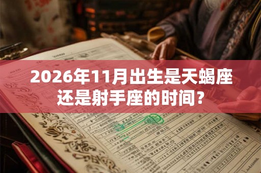 2026年11月出生是天蝎座还是射手座的时间？