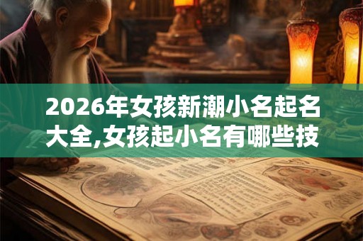 2026年女孩新潮小名起名大全,女孩起小名有哪些技巧？