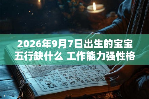 2026年9月7日出生的宝宝五行缺什么 工作能力强性格复杂