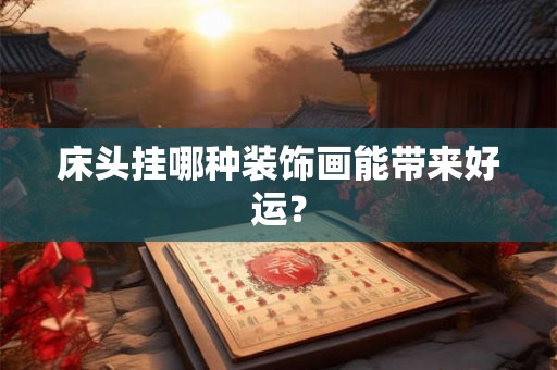 床头挂哪种装饰画能带来好运？