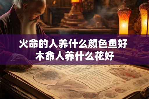火命的人养什么颜色鱼好 木命人养什么花好