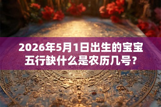 2026年5月1日出生的宝宝五行缺什么是农历几号？
