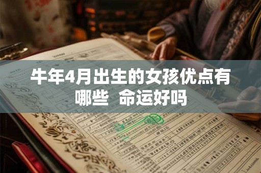 牛年4月出生的女孩优点有哪些 命运好吗 牛年4月出生的女孩优点有哪些 命运好吗