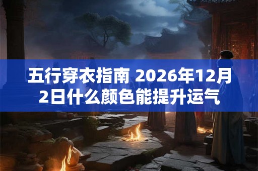 五行穿衣指南 2026年12月2日什么颜色能提升运气 五行穿衣指南 2026年12月2日什么颜色能提升运气