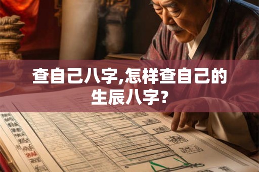 查自己八字,怎样查自己的生辰八字？