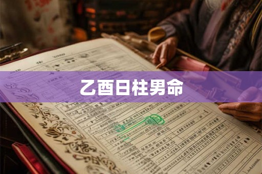 乙酉日柱男命 乙酉日柱男命
