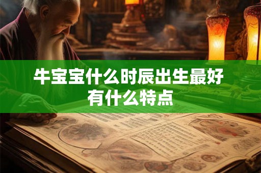 牛宝宝什么时辰出生最好 有什么特点