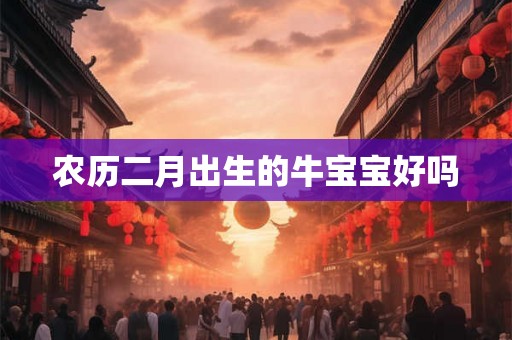 农历二月出生的牛宝宝好吗