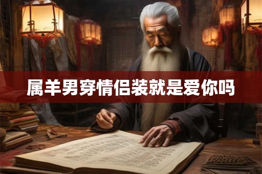属羊男穿情侣装就是爱你吗