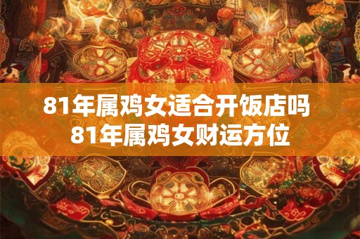 81年属鸡女适合开饭店吗 81年属鸡女财运方位
