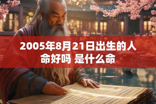 2005年8月21日出生的人命好吗 是什么命 2005年8月21日出生的人命好吗 是什么命