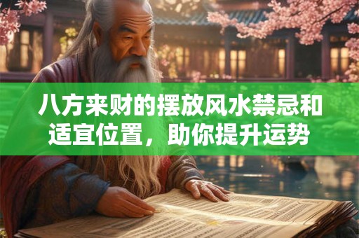 八方来财的摆放风水禁忌和适宜位置,助你提升运势 八方来财的摆放风水禁忌和适宜位置,助你提升运势