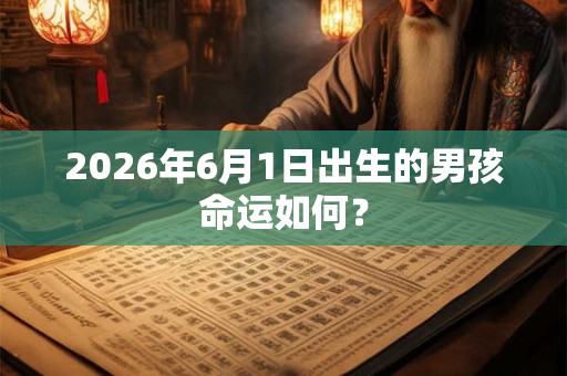 2026年6月1日出生的男孩命运如何? 2026年6月1日出生的男孩命运如何?