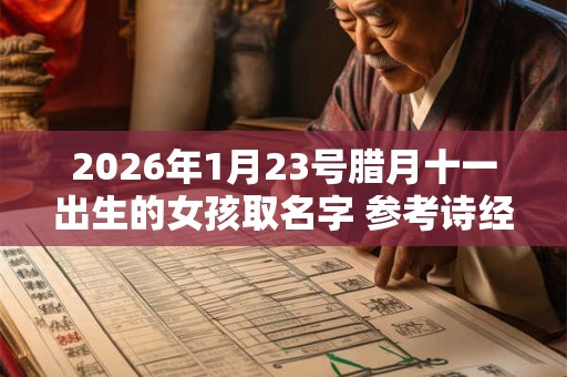 2026年1月23号腊月十一出生的女孩取名字 参考诗经