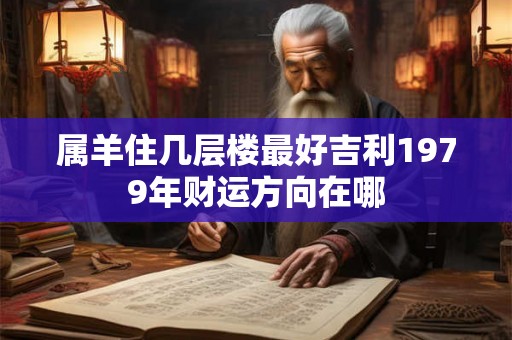 属羊住几层楼最好吉利1979年财运方向在哪