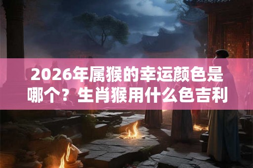 2026年属猴的幸运颜色是哪个？生肖猴用什么色吉利
