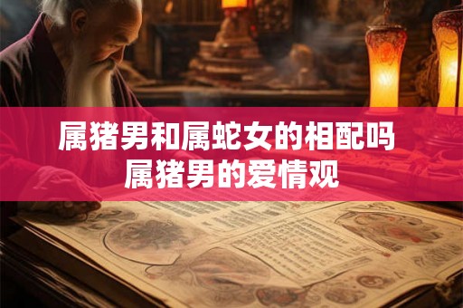 属猪男和属蛇女的相配吗 属猪男的爱情观