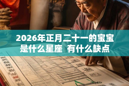 2026年正月二十一的宝宝是什么星座  有什么缺点
