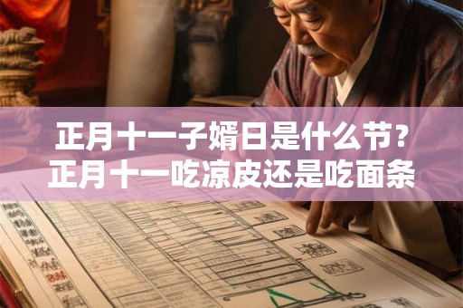 正月十一子婿日是什么节?正月十一吃凉皮还是吃面条? 正月十一子婿日是什么节?正月十一吃凉皮还是吃面条?