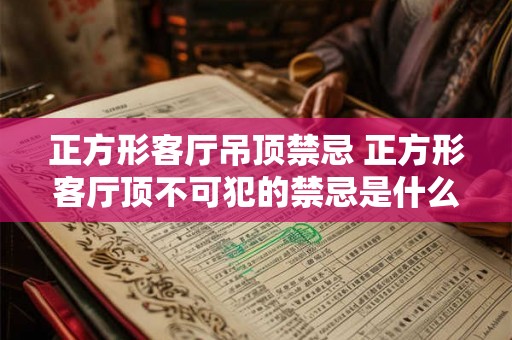 正方形客厅吊顶禁忌 正方形客厅顶不可犯的禁忌是什么