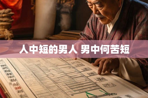 人中短的男人 男中何苦短