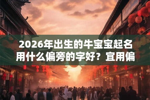 2026年出生的牛宝宝起名用什么偏旁的字好？宜用偏旁是什么？