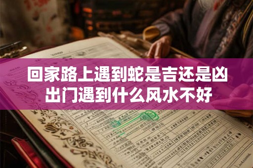 回家路上遇到蛇是吉还是凶 出门遇到什么风水不好