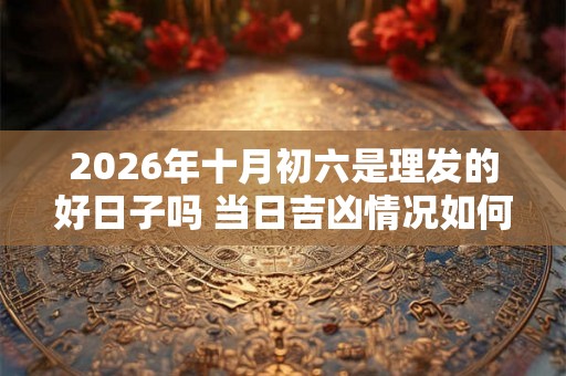 2026年十月初六是理发的好日子吗 当日吉凶情况如何