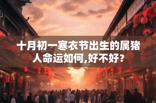 十月初一寒衣节出生的属猪人命运如何,好不好? 十月初一寒衣节出生的属猪人命运如何,好不好?