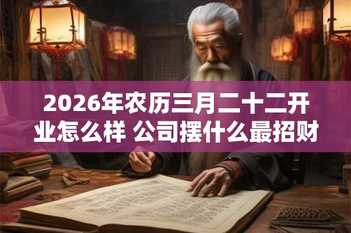 2026年农历三月二十二开业怎么样 公司摆什么最招财
