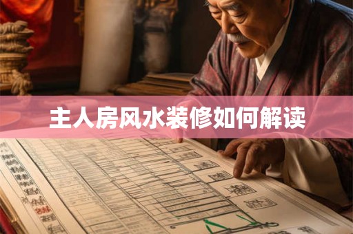 主人房风水装修如何解读